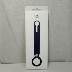 Genuine Original Apple AirTag Polyurethane Loop Case Cover - Deep Navy MHJ03ZM/A